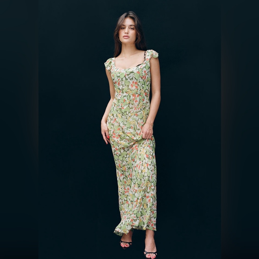 REALISATION PAR The Lila Dress Meadow Print size L - Picture 3 of 9